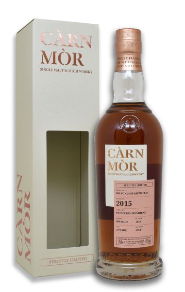 Miltonduff 6 Jahre 2015/2022 PX Sherry Cask Carn Mor Strictly Limited 47,5% vol.