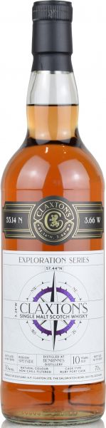 Benrinnes 10 Jahre 2010/2020 Ruby Port Cask Claxton's Exploration Series 50% vol.