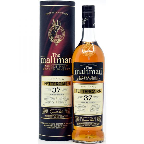 Fettercairn 37 Jahre 1988/2026 The Maltman 52,9% vol.