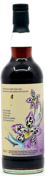 Cuba Rum 60 Jahre 1963/2023 The Whisky Agency 48,5% vol.