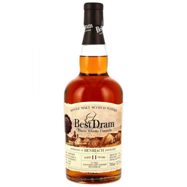 Benriach 11 Jahre 2013/2025 1st Fill Amontillado Sherry Best Dram 55,7% vol.