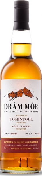 Tomintoul 13 Jahre 2010/2024 1st Fill PX Sherry Dram Mor 56,1% vol.