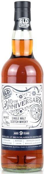 Bruichladdich 9 Jahre 2011/2021 Rivesaltes Cask Svenska Eldvatten 58,9% vol.