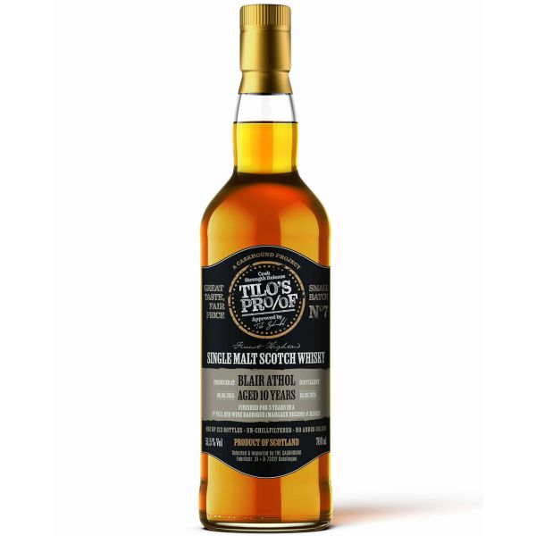 Blair Athol 10 Jahre 2015/2025 Margaux Redwine The Caskhound Tilo&#039;s Proof #7 51,5% vol.