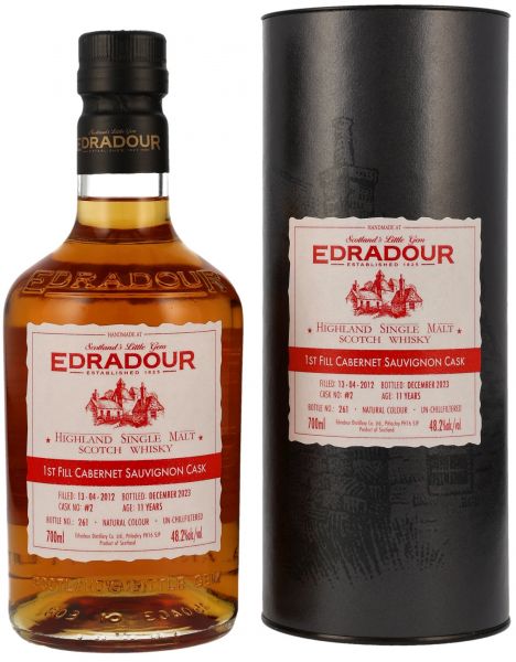 Edradour 2012/2023 St. Michael-Eppan Cabernet Sauvignon Single Cask #2 48,2% vol.