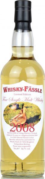 Ledaig 10 Jahre 2008/2018 Whisky-Fässle Duck-Label 52,7% vol.