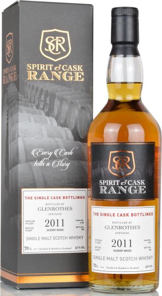 Glenrothes 2011/2019 Sherry Wood Spirit & Cask Range 61% vol.