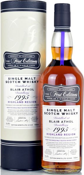 Blair Athol 25 Jahre 1995/2021 Sherry Cask First Editions 61,8% vol.
