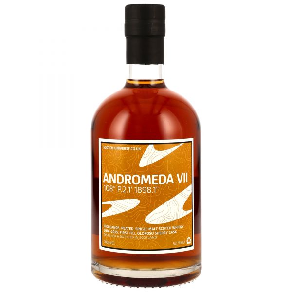 Andromeda VII 2016/2025 1st Fill Oloroso Sherry Scotch Universe 53,7% vol.