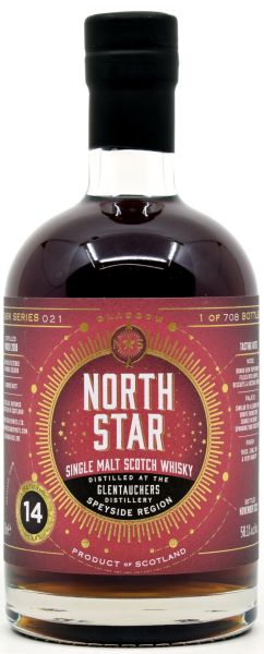 Glentauchers 14 Jahre 2008/2022 Sherry Cask North Star Spirits #021 58,1% vol.