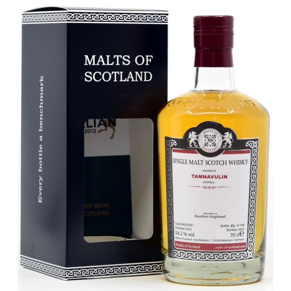 Tamnavulin 13 Jahre 2012/2025 Malts of Scotland 54,2% vol.