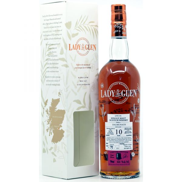 Dalmunach 10 Jahre 2016/2026 Oloroso Sherry Cask Lady of the Glen 63,6% vol.