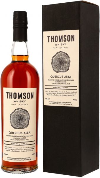 Thomson New Zealand Alba Manuka Smoke Single Cask #23 46% vol.