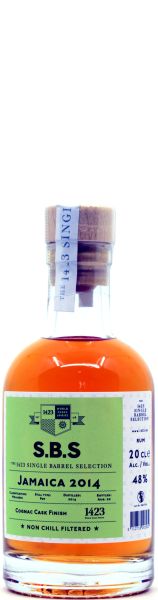 S.B.S. Jamaica 2014 Cognac Single Cask 48% vol. 0,2 l