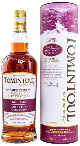 Tomintoul Tawny Port Cask Wood Finish Range