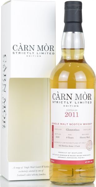 Glenrothes 8 Jahre 2011/2020 Sherry Cask Carn Mor Strictly Limited 47,5% vol.