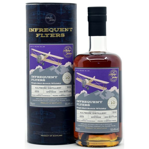 Aultmore 10 Jahre 2014/2025 PX Sherry Cask Alistair Walker Infrequent Flyers 55,4% vol.