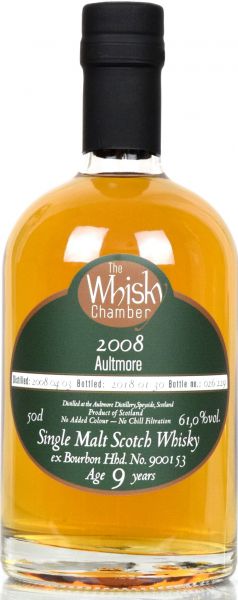 Aultmore 9 Jahre 2008/2018 The Whisky Chamber 61,0% vol.