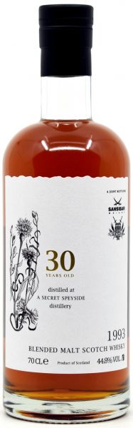 Secret Speyside 30 Jahre 1993/2023 Sherry Cask White Label Edition 44,8% vol.