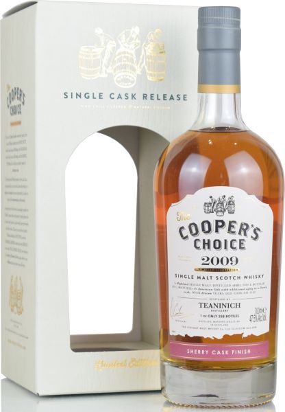 Teaninich 11 Jahre 2009/2021 Sherry Cask Cooper&#039;s Choice 47,5% vol.