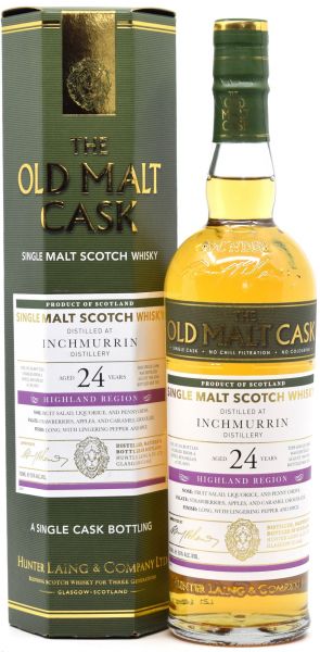 Inchmurrin 24 Jahre 1996/2021 Hunter Laing Old Malt Cask 50% vol.