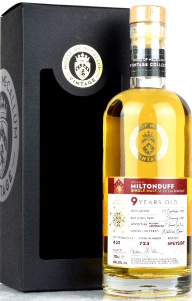 Miltonduff 9 Jahre 2009/2019 Puligny Montrachet Cask House of McCallum #723 46,5% vol.