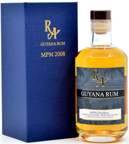 Guyana (MPM Distillery) 16 Jahre 2008/2024 Rum Artesanal Single Cask #30 56,5% vol.