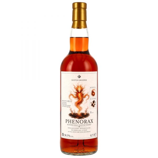 PHENORAX 11 Jahre 2015/2026 1st Fill Ruby Port Wine Scotch Universe 58,5% vol.