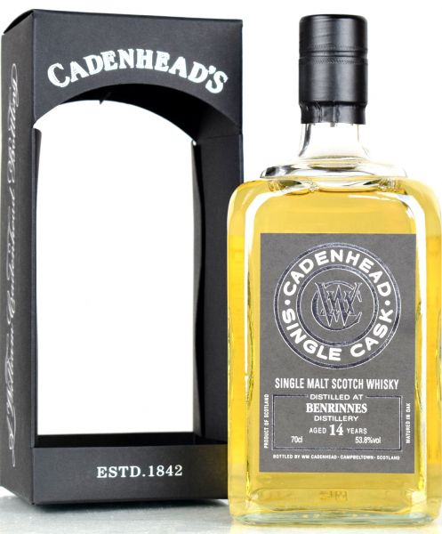 Benrinnes 14 Jahre 2004/2018 Cadenhead's for France 53,8% vol.