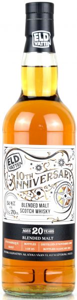 Blended Malt 20 Jahre 2000/2021 STR Cask Svenska Eldvatten 51,4% vol.