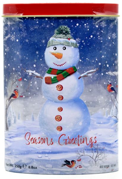 Seasons Greetings Snowman Vanilla Fudge Gardiners of Scotland 250g