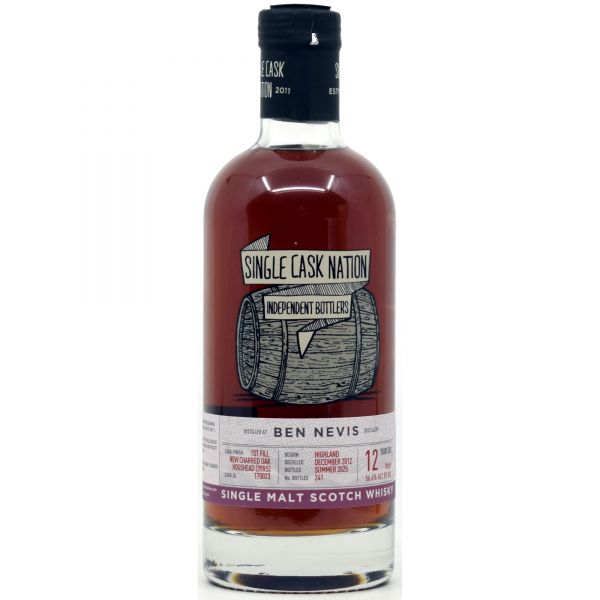 Ben Nevis 12 Jahre 2012/2025 1st Fill New Charred Oak Single Cask Nation 56,4% vol.