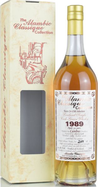 Cambus 32 Jahre 1989/2021 Sherry Cask Alambic Classique 60,8% vol.