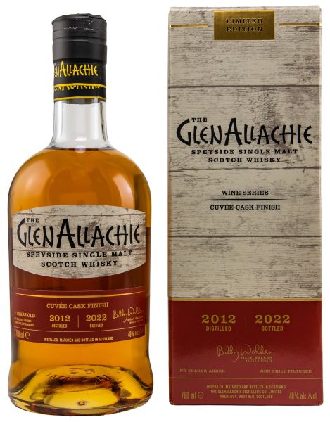 GlenAllachie 9 Jahre 2012/2022 Wine Cask Cuvee 48% vol.