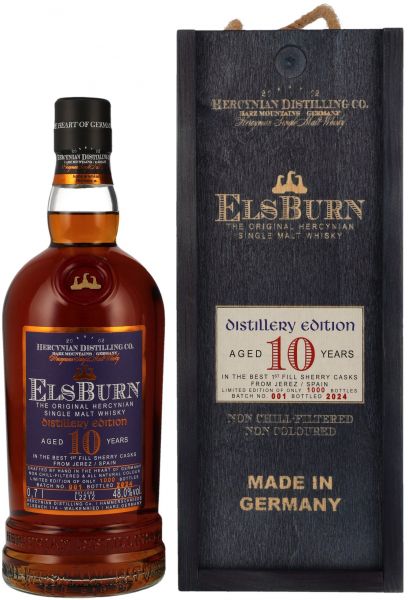 Elsburn 10 Jahre The Distillery Edition 2024 Batch #001 Sherry Casks 48% vol.