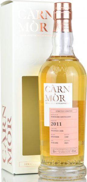 Tormore 9 Jahre 2011/2021 Peated Casks Carn Mor Strictly Limited 47,5% vol.