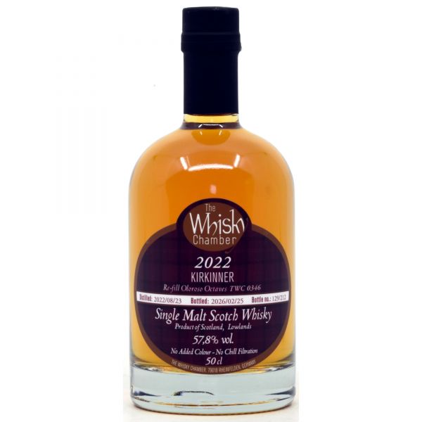 Kirkinner (peated Bladnoch) 2022/2026 Oloroso Cask The Whisky Chamber 57,8% vol.