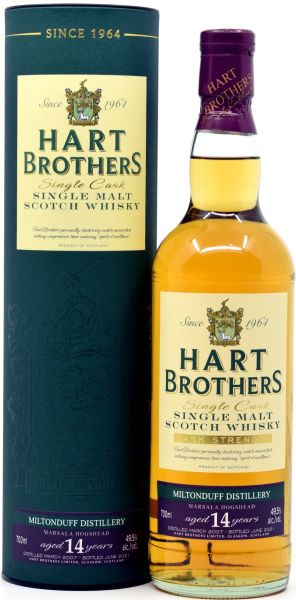 Miltonduff 14 Jahre 2007/2021 Marsala Cask Hart Brothers 49,5% vol.