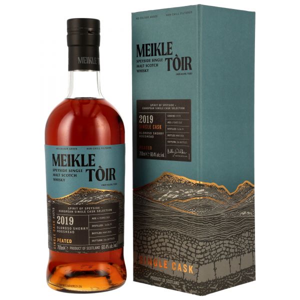 Meikle Toir 2019/2026 Oloroso Sherry #12715 Peated GlenAllachie 60,4% vol.