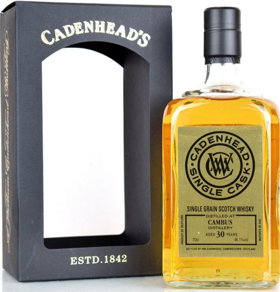 Cambus 30 Jahre 1988/2019 Cadenheads 46,1% vol.