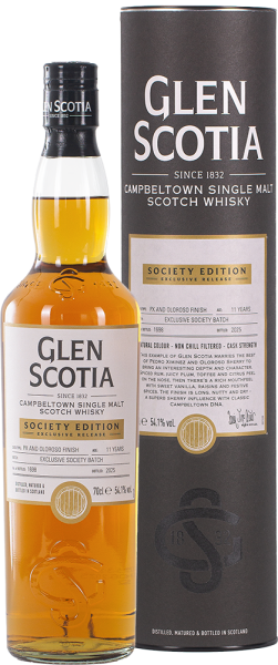 Glen Scotia 11 Jahre PX &amp; Oloroso Casks Exclusive Society Edition 54,1% vol.