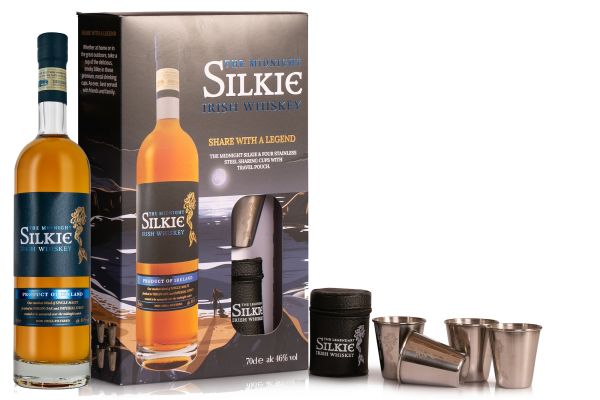 Silkie The Midnight Blended Irish Whiskey Geschenkset 46% vol.