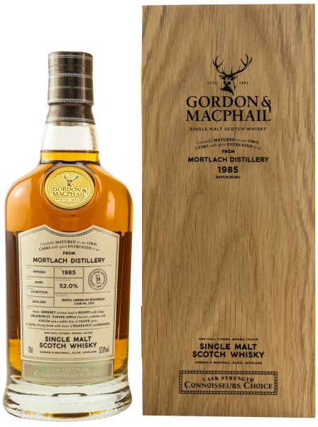 Mortlach 34 Jahre 1985/2020 Gordon &amp; MacPhail 52% vol.