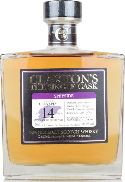 Glen Spey 14 Jahre 2006/2020 Madeira Cask Claxton's 58,2% vol.