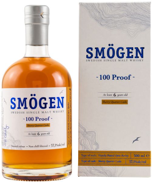 Smögen 100 Proof Batch #2 Swedish Single Malt Whisky 57,1% vol.