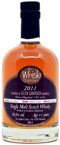 Glen Garioch 11 Jahre 2011/2022 Oloroso Sherry Cask The Whisky Chamber 55,5% vol.