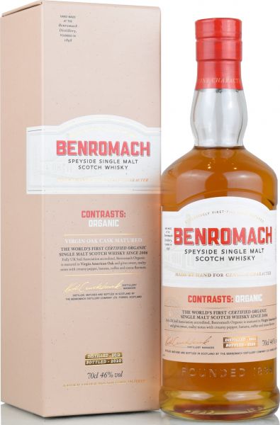 Benromach 2012/2020 Contrasts:Organic 46% vol.