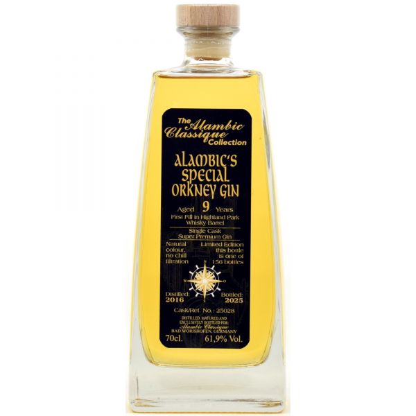 Alambic's Special Orkney Gin 2016/2025 Highland Park Cask Alambic Classique 61,9% vol.