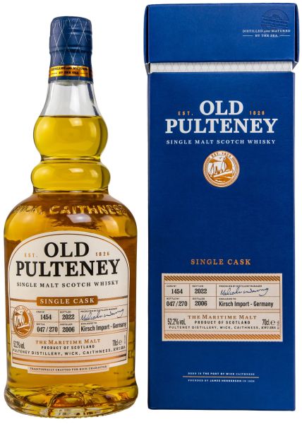 Old Pulteney 2006/2022 Single Cask #1454 52,2% vol.