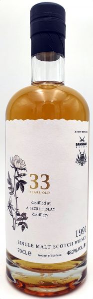Secret Islay 33 Jahre 1991/2025 White Label 48,2% vol.